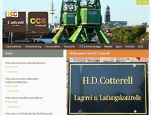 Tablet Screenshot of cotterell.de